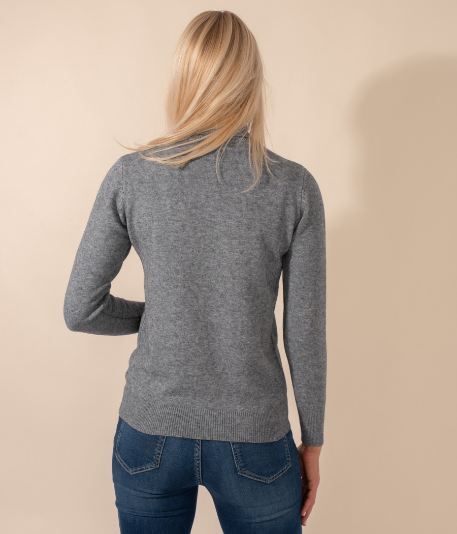 Pull femme col roulé Louise | Kiwi Saint Tropez