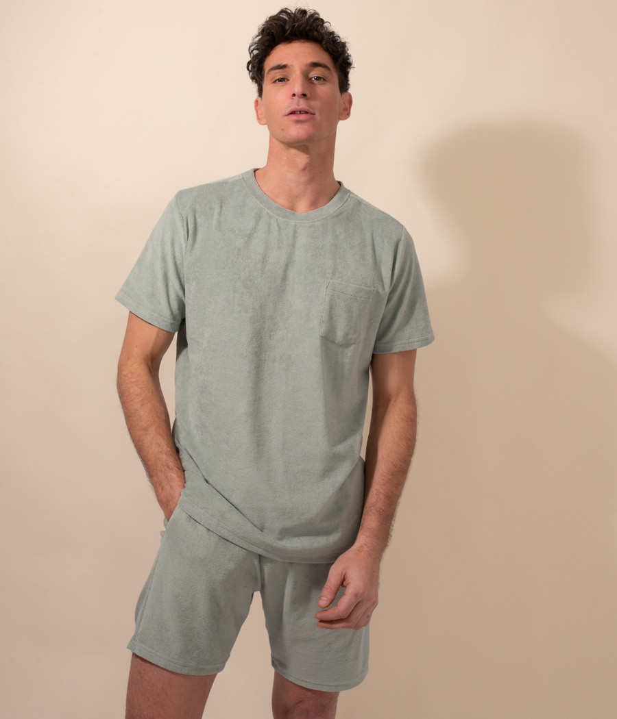 Terry heren T-shirt - Terry badstof collectie | Kiwi Saint Tropez