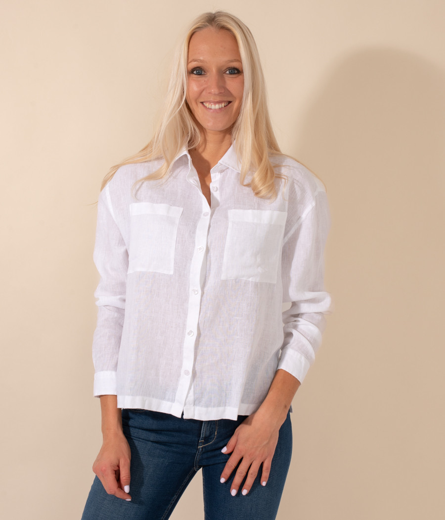 Women's oversized linen shirt