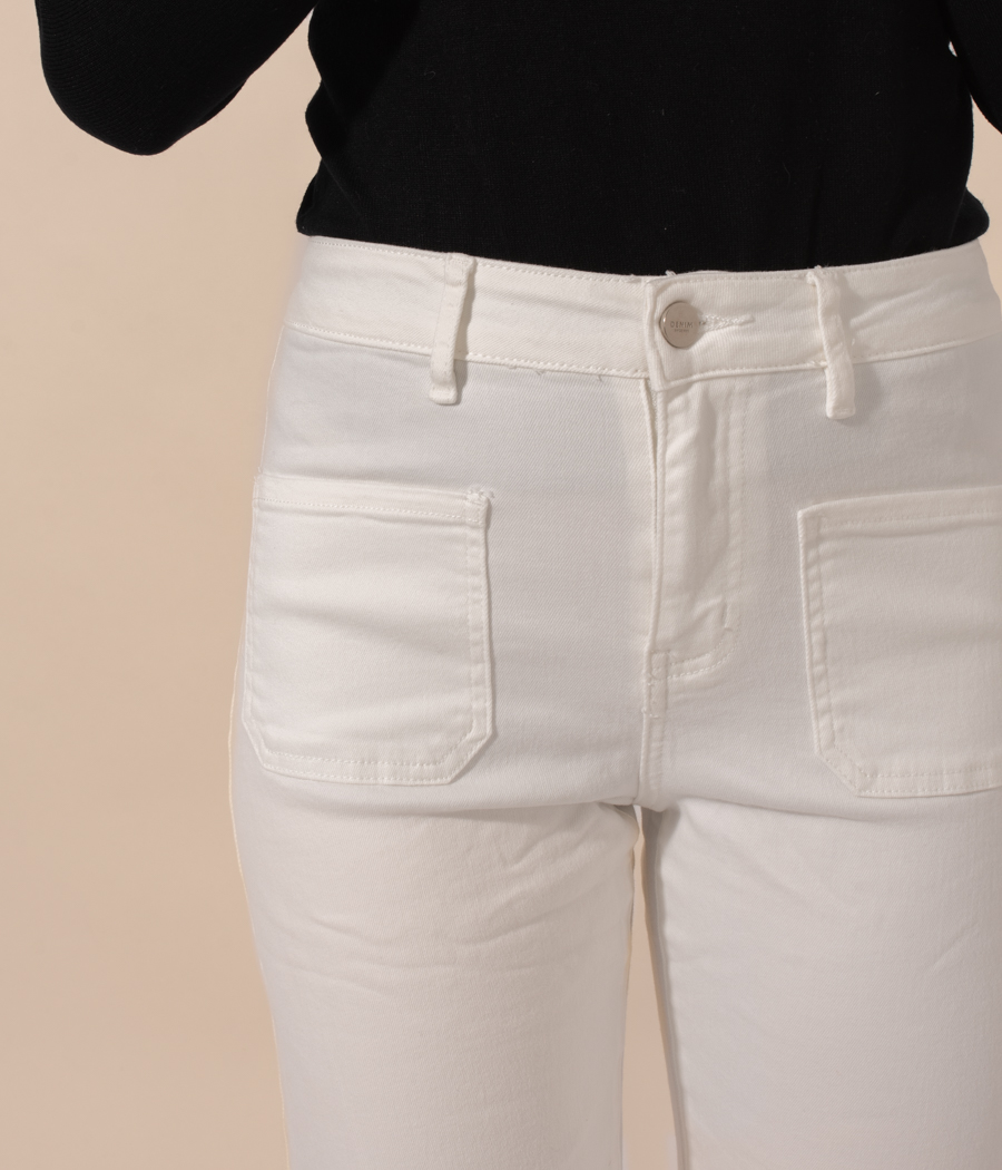 Pantalon femme poche jean Queen | Kiwi Saint Tropez