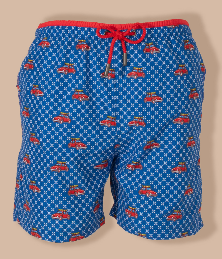 Boy's swimming costume Car - Swimwear printed | Kiwi Saint Tropez