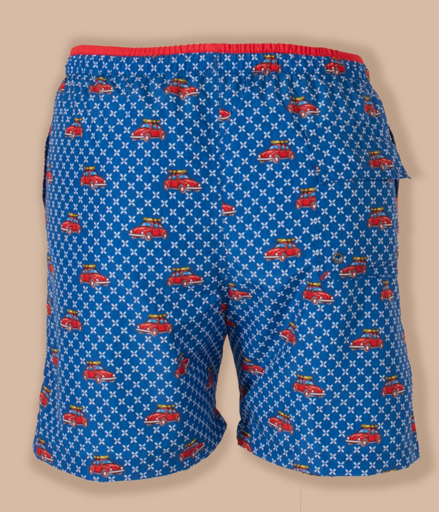 Boy's swimming costume Car - Swimwear printed | Kiwi Saint Tropez