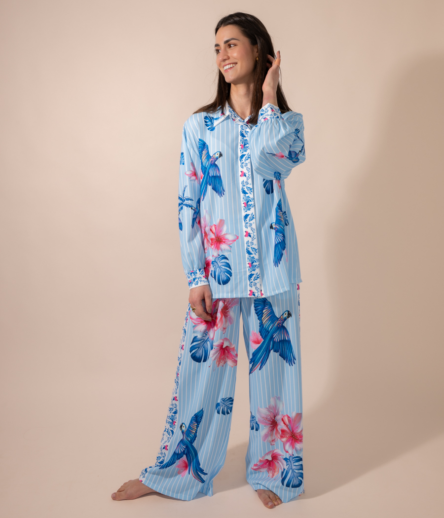 Women's long-sleeved Tropical shirt - Shirts | Kiwi Saint Tropez