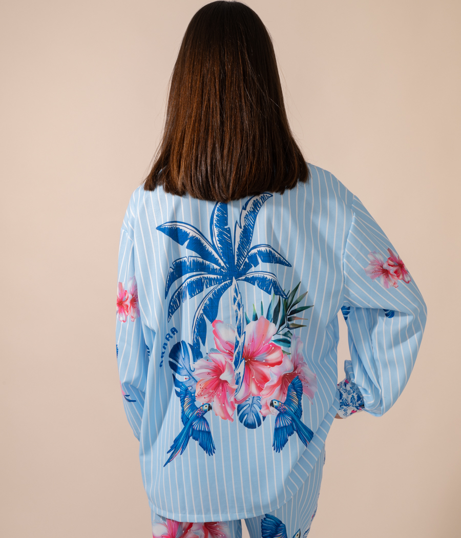 Women's long-sleeved Tropical shirt - Shirts | Kiwi Saint Tropez