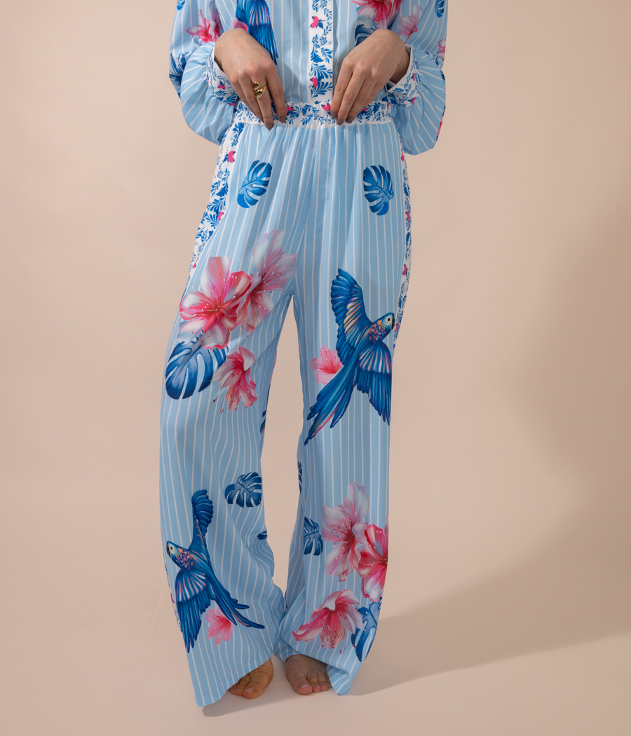 Pantalon femme Tropical - Pantalons | Kiwi Saint Tropez