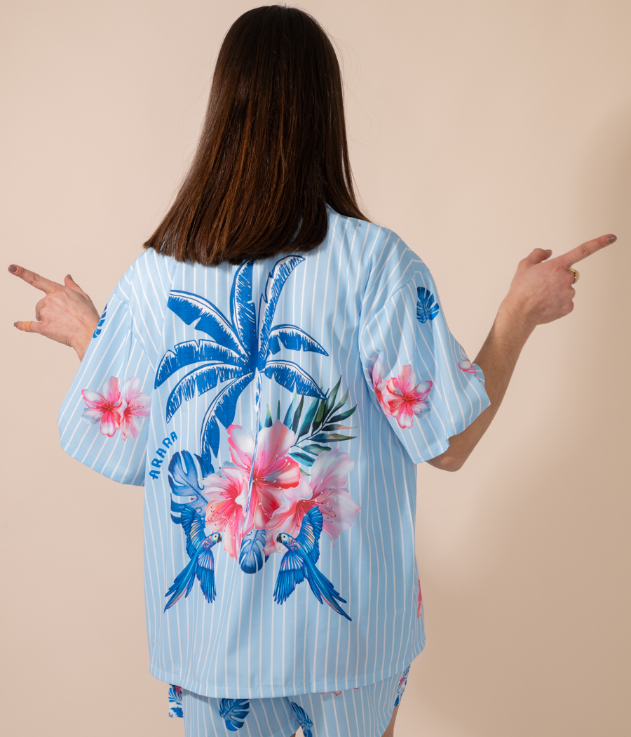 Women's Tropical short-sleeved shirt - Shirts | Kiwi Saint Tropez