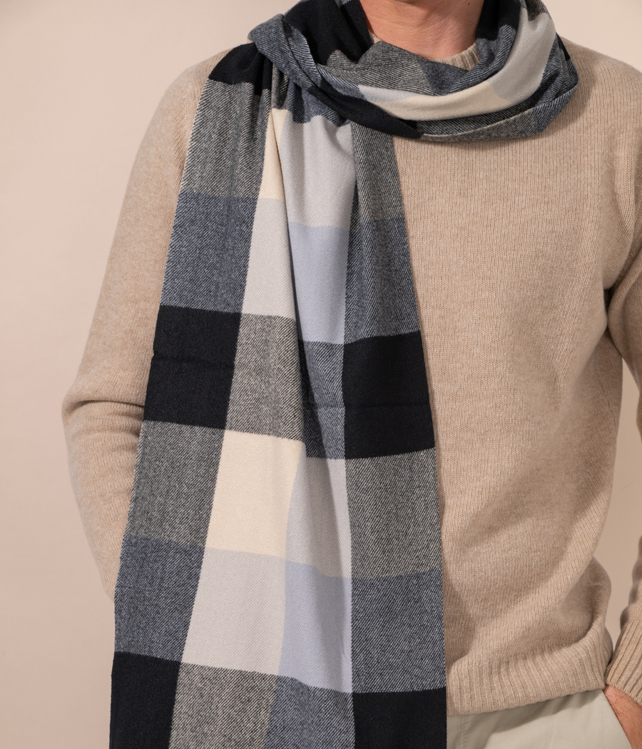 Checked scarf - Scarves | Kiwi Saint Tropez