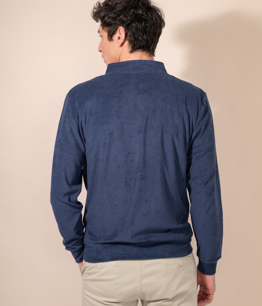 Terry men's stand-up collar jacket - Sweaters and cardigans | Kiwi Saint Tropez