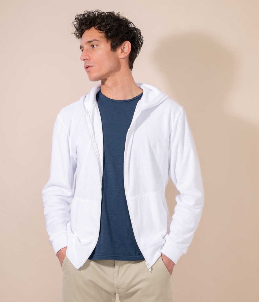 Terry men's zip-up jacket - Sweaters and cardigans | Kiwi Saint Tropez