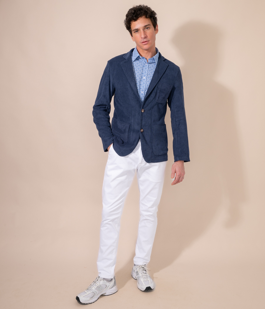 Blazer homme éponge Terry - Collection éponge Terry | Kiwi Saint Tropez