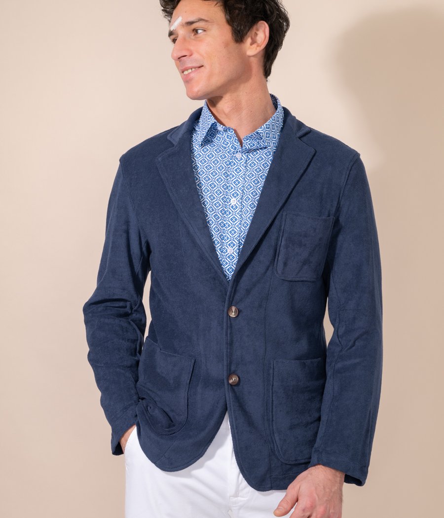 Blazer homme éponge Terry - Collection éponge Terry | Kiwi Saint Tropez