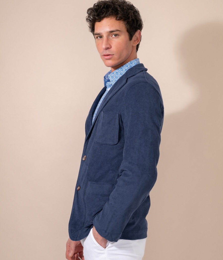 Blazer homme éponge Terry - Collection éponge Terry | Kiwi Saint Tropez