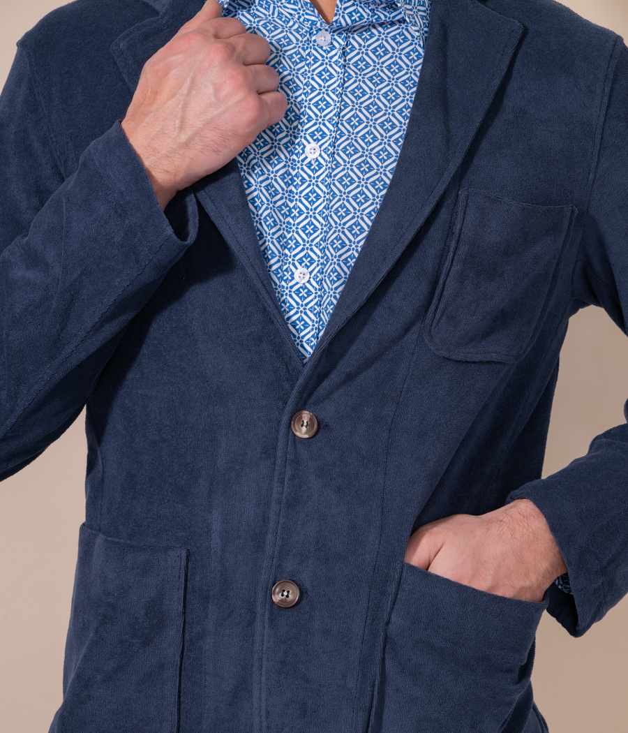 Blazer homme éponge Terry - Collection éponge Terry | Kiwi Saint Tropez