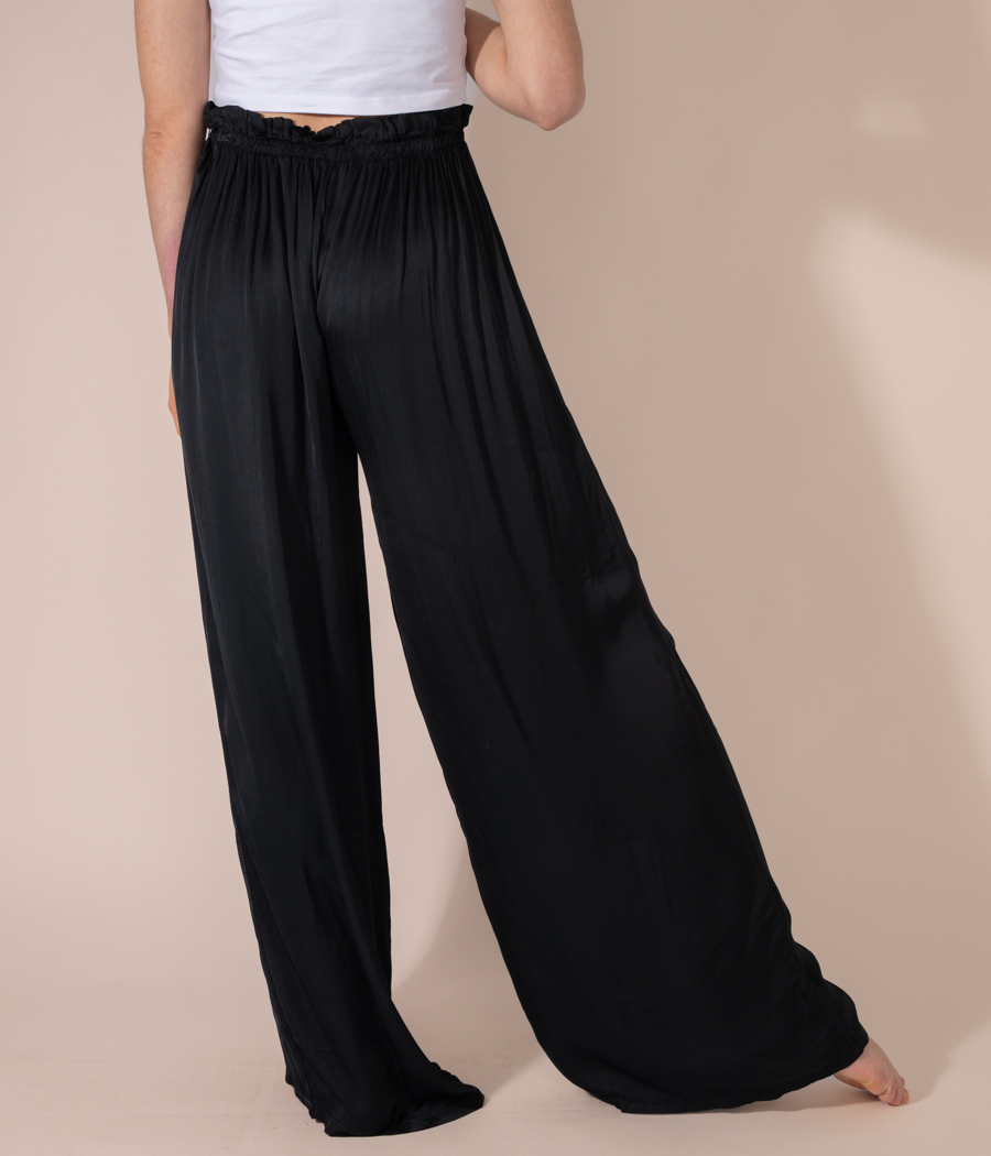 Women's satin trousers Vicky - Pantalons | Kiwi Saint Tropez