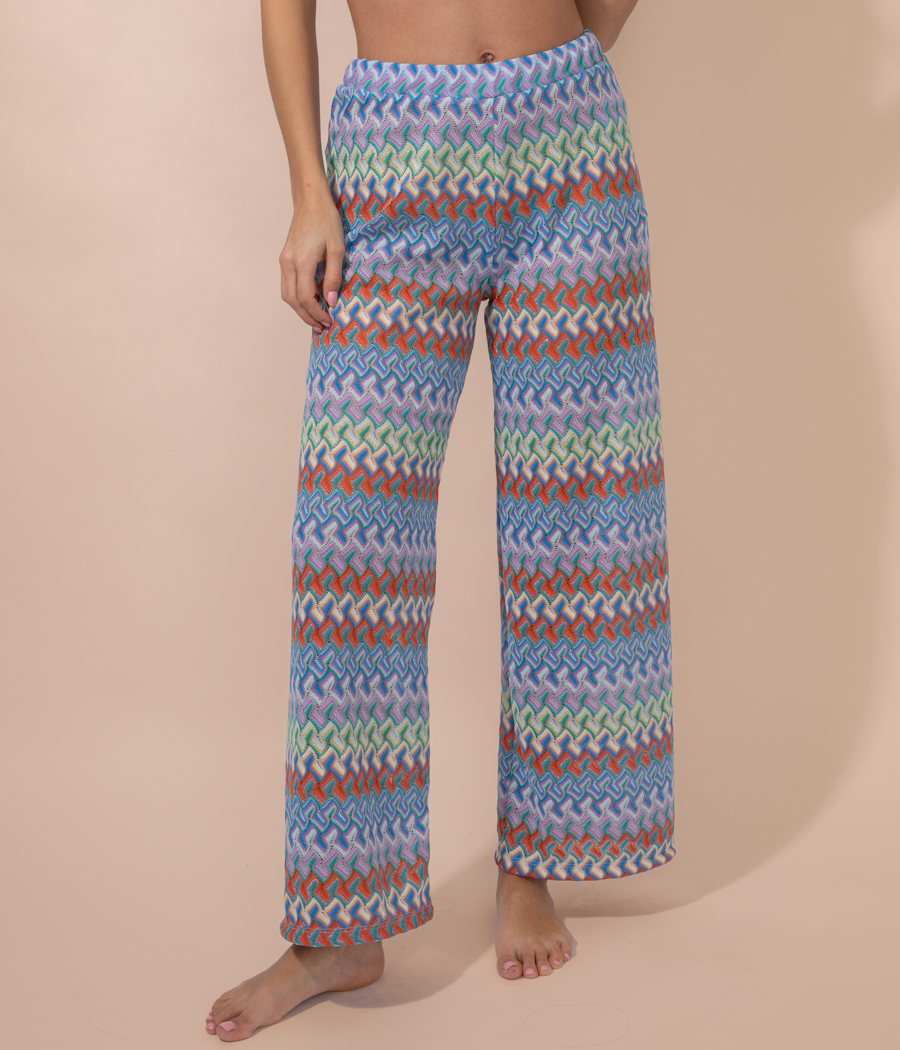 Women's crochet trousers Coachella - Pantalons | Kiwi Saint Tropez