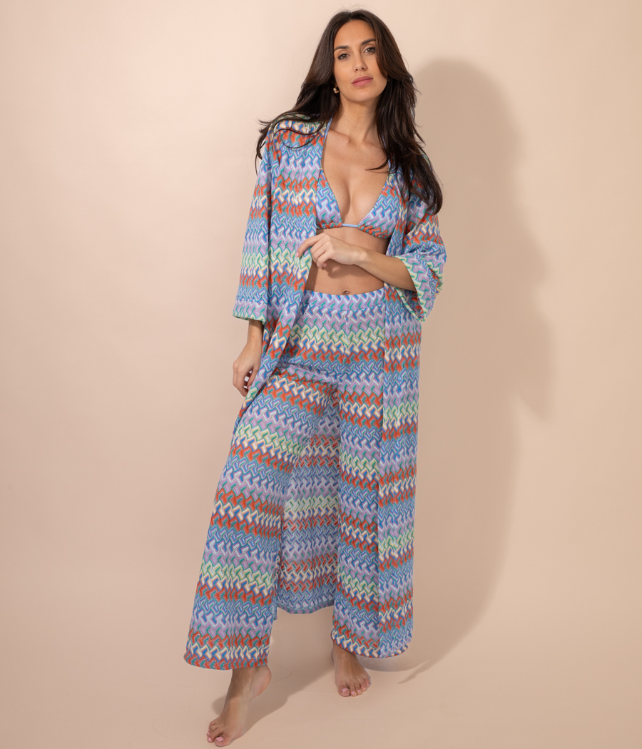 Women's crochet kimono Coachella - Wrap | Kiwi Saint Tropez