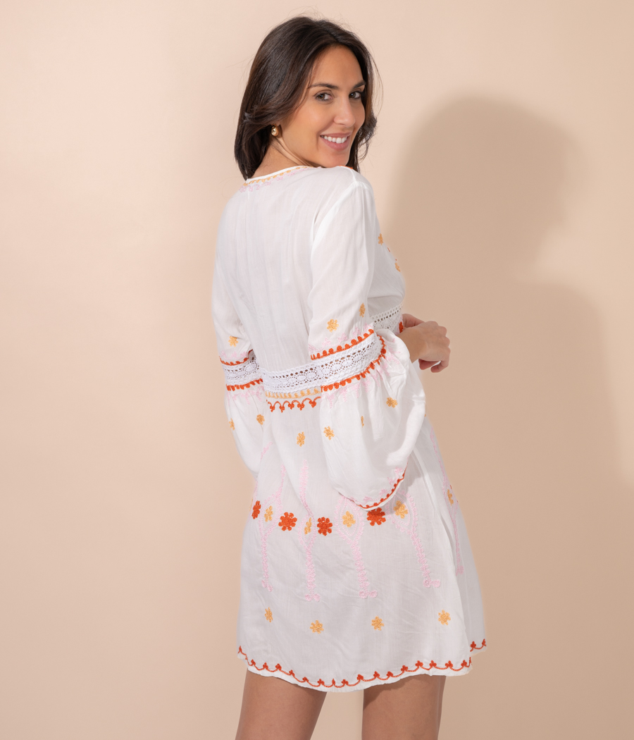 Romantic women's short tunic - Tunics | Kiwi Saint Tropez