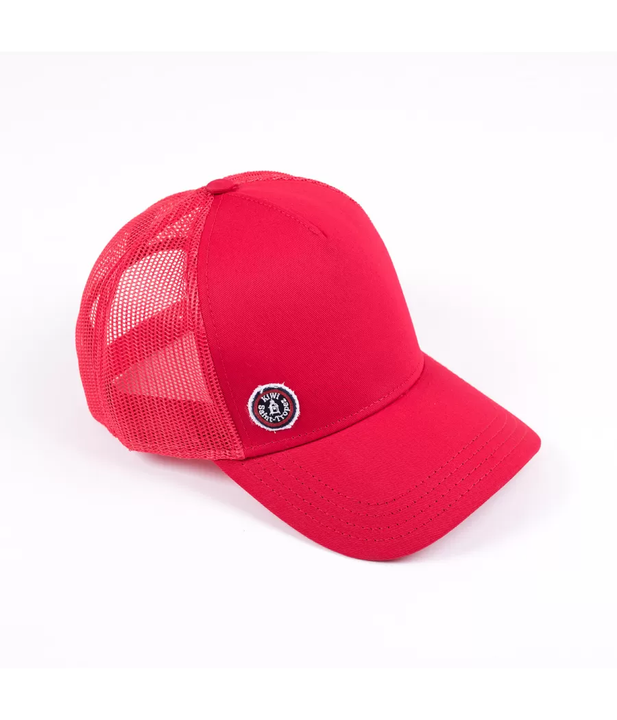 Casquette badge Saint Tropez rouge | Kiwi Saint Tropez