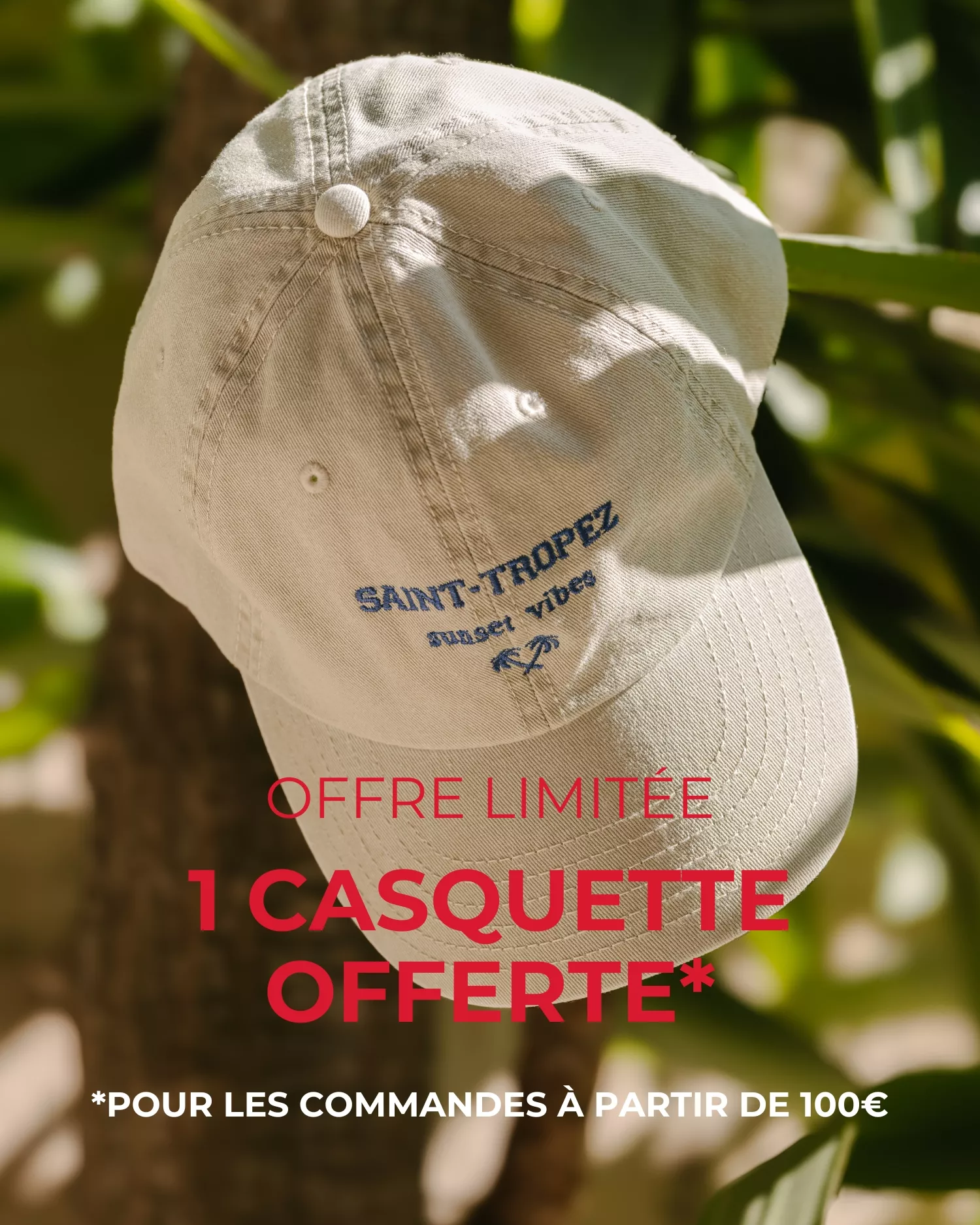 Casquette offerte