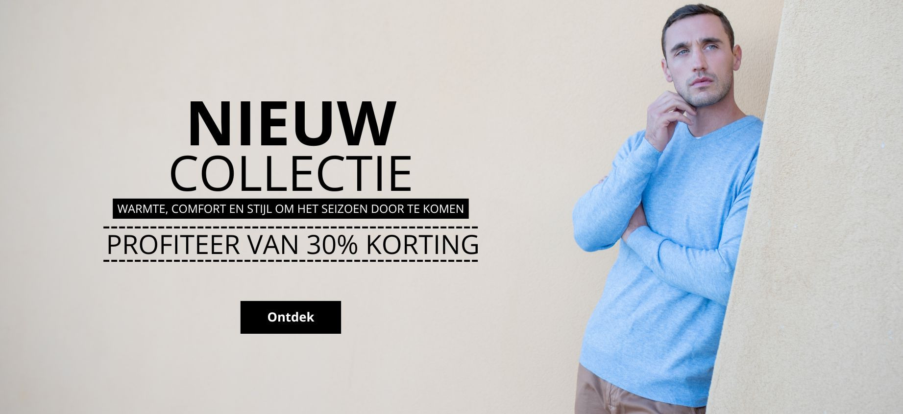 30% korting op heren winter