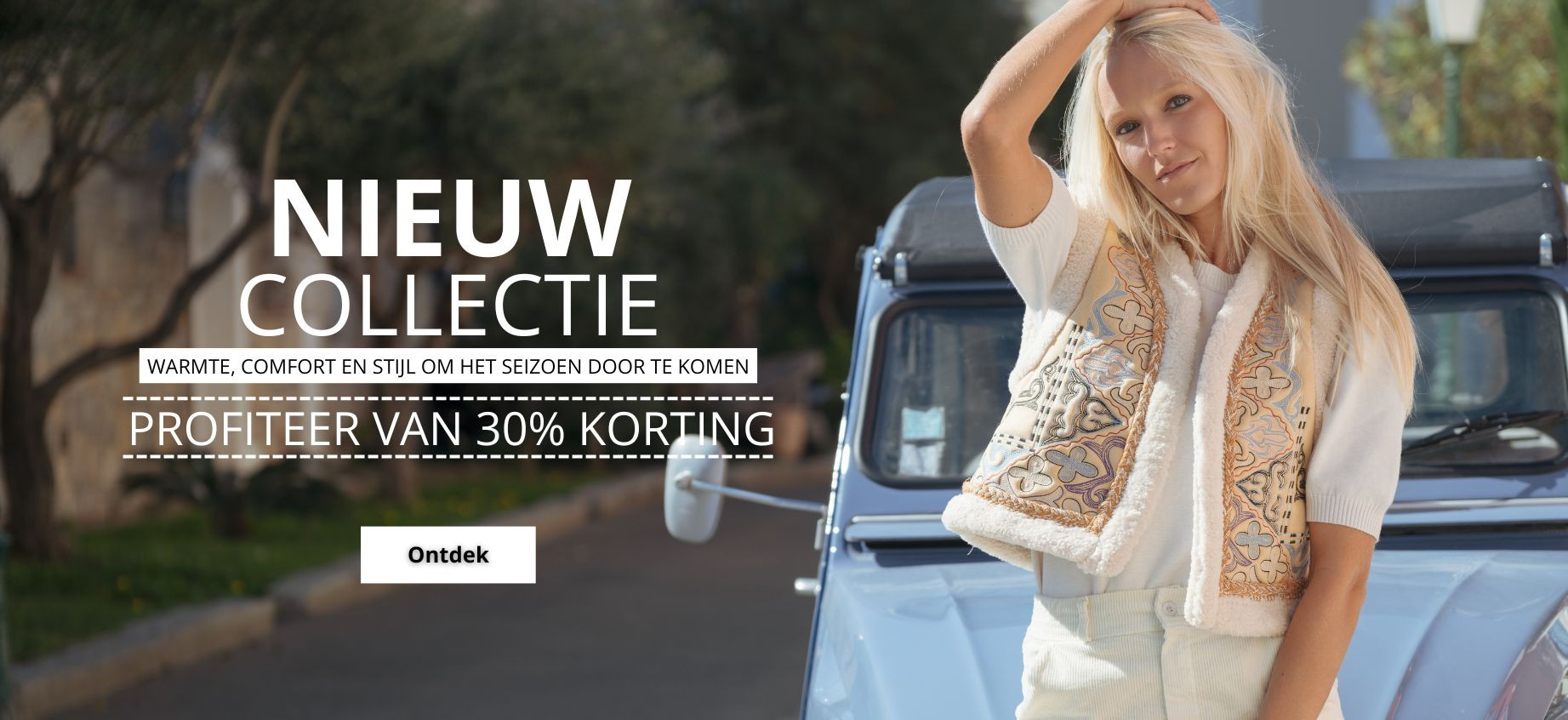 30% korting op winterkleding voor dames